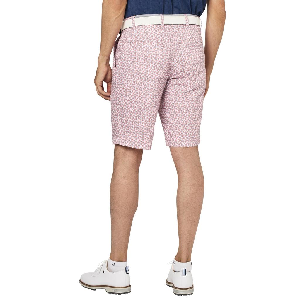 FootJoy TWINSOF Flower Print Golf Shorts, White, Men's, XL, FJ-S25-P10 (34639-XL)