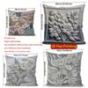 2D Floral 3D Embossed Pattern Cushion Covers Pattern Cushion Cover Suitable For Sofa Bedroom Car Pillow Cover