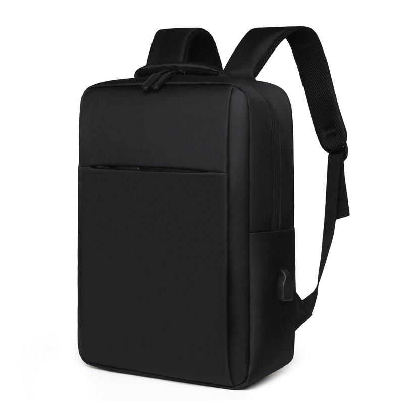 Двухплечевая сумка для компьютера простая многофункциональная рюкзак с USB-зарядкой деловая большая вместимость мужская высококачественная школьная сумка для ученика средней школы