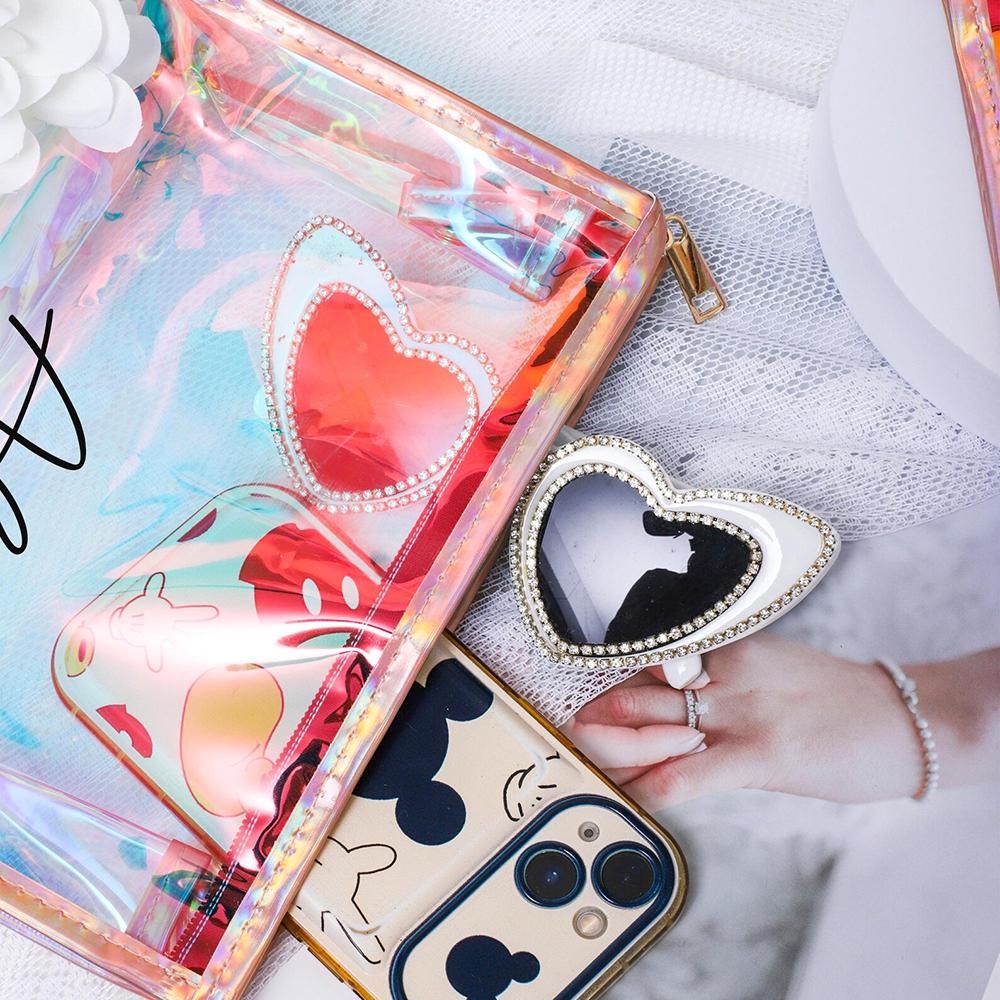 Personalized Makeup Bag Clear Cosmetic Bag Bridesmaid Gift Travel Bachelorette Party Accessories Festival Decoration Supplies