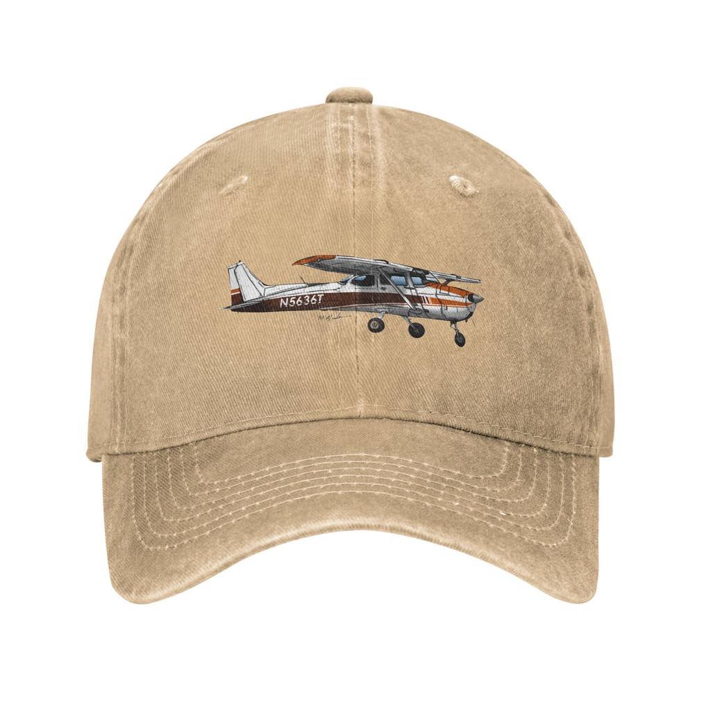 Cessna 172 N5636T Lazy Style Baseball Cap Sunshade Travel Gorra
