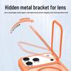 iPhone 17 Pro Max Matte Skin-Feel Case with Lens Stand - Drop-Proof, Heat Dissipation Protection