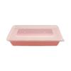 Pink Single Compartment Disposable Meal Box