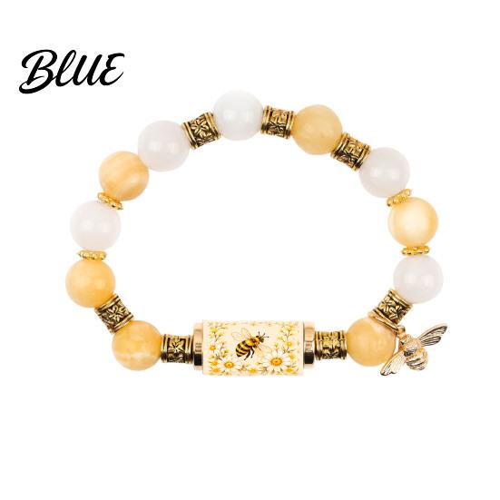 Hummingbird Design Bracelet Blessing Birds with Premium Gift Box Pink