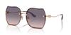 Sunglasses HC7146BD CD454 SHINY ROSE GOLD 60 [Coach] Women's