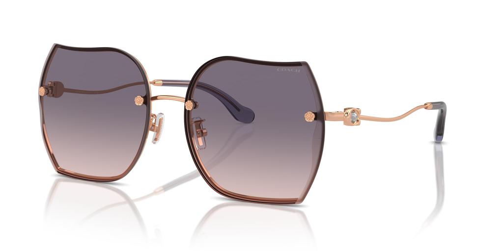 Sunglasses HC7146BD CD454 SHINY ROSE GOLD 60 [Coach] Women's