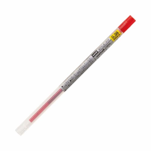 Mitsubishi Pencil Ballpoint Pen Refill Style Fit 0.38 Red UMR10938.15