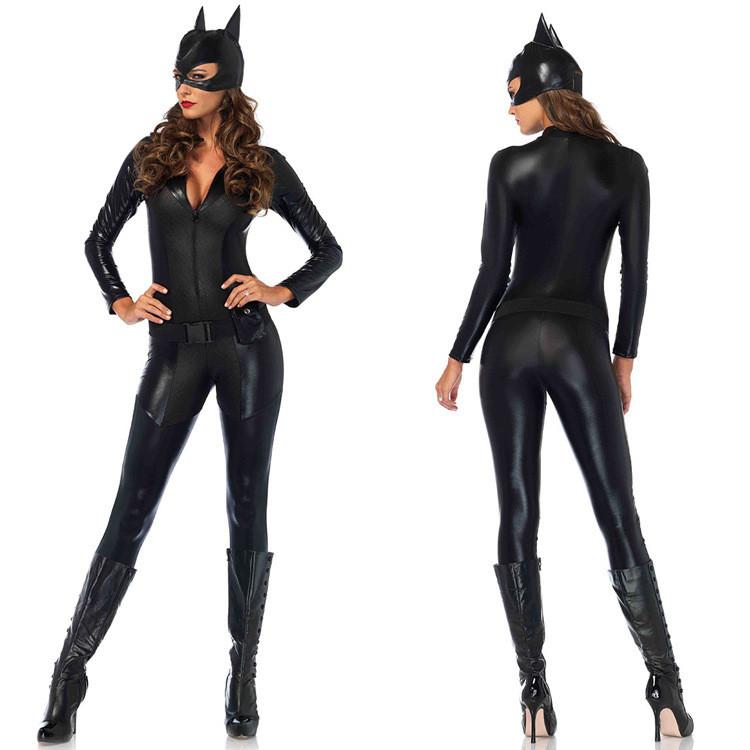 Halloween Costume Catwoman Cosplay Dress For Party Event And Stage Performance