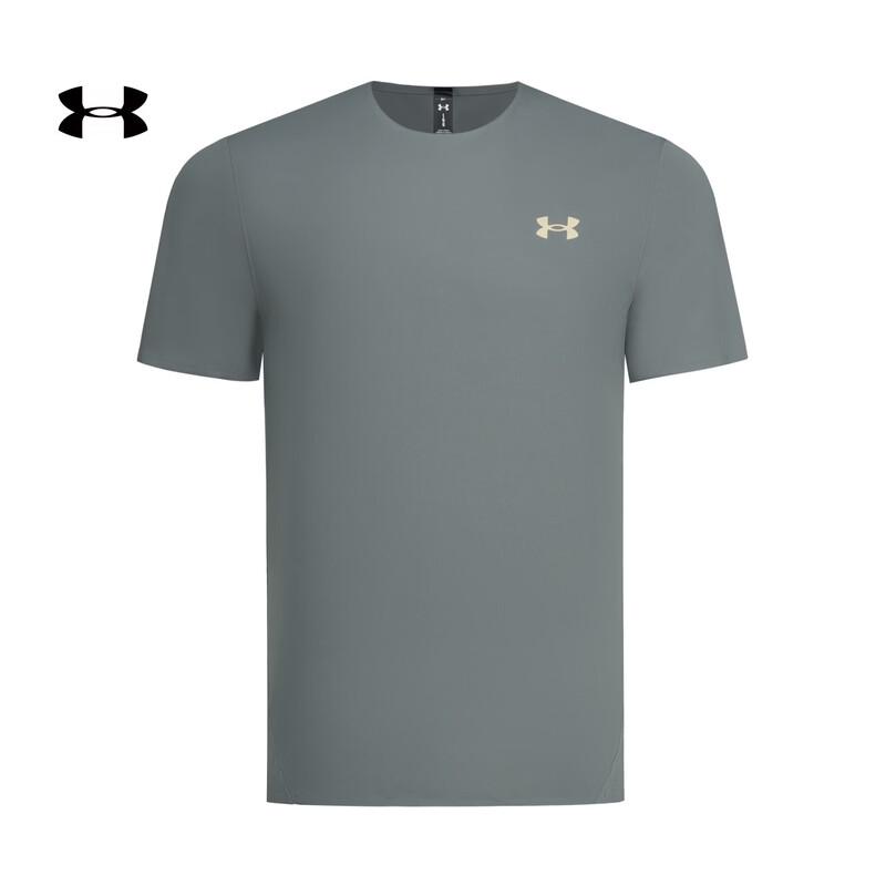 Мужская легкая спортивная футболка с коротким рукавом Under Armour Explor Run для активного отдыха на природе S