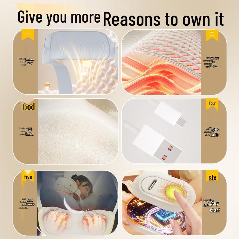 He Zheng Neck and Shoulder Kneading Massager CN Plug (adapter Included)