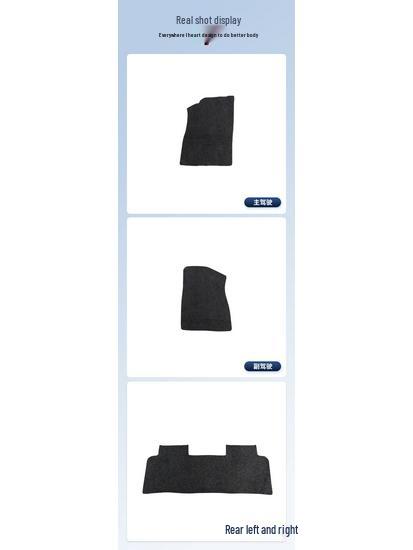 Durable Black Non-slip Nylon Floor Mats for JAC Refine M4 2020-2021 Models