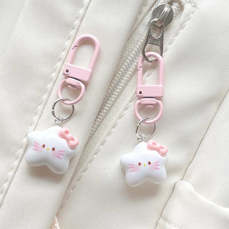 Pentagram Keychain, Sweet Cartoon Japanese Pendant, Cute Girlfriend Gift, Jewelry Ornament