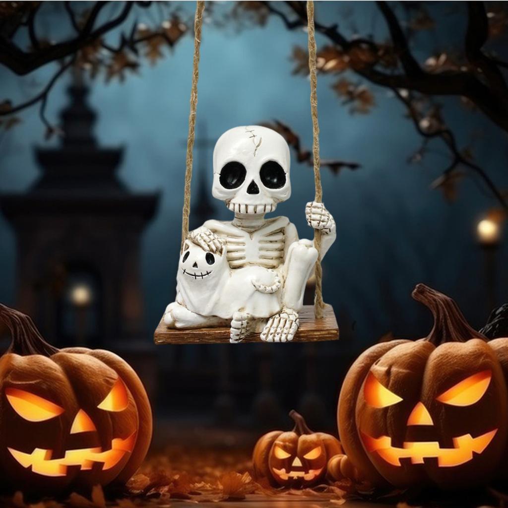 Couple Swing Outdoor Courtyard Home Halloween Atmosphere Decoration Pendant