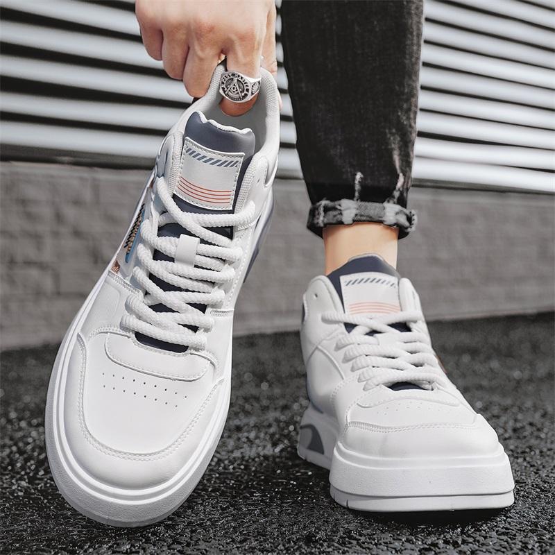 Ny mote Høst Og Vinter Høytopp for menn Martin Boots Studenter Mann Gutter Trending Soft Sole Arbeidssko Arbeidsbeskyttelse Martin Sneakers