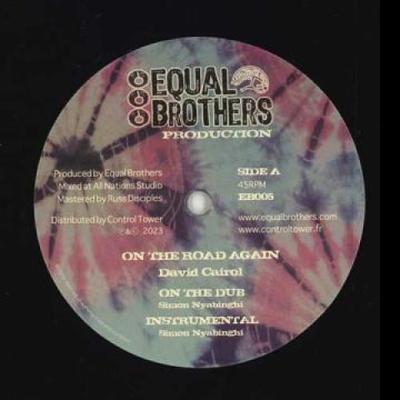 12-Zoll Schallplatte DAVID CAIROL, SIMON NYABINGHI - On The Road Again; Auf Dub; Inst EB005 Equal Brothers 2023 Europa Reggae, Ska & Dub