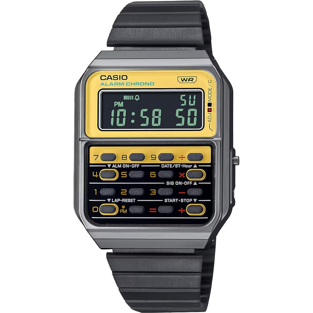 [CASIO] CASIO Vintage Series Digital Watch with 8 Digits Calculation Function Heritage Colors CA-...
