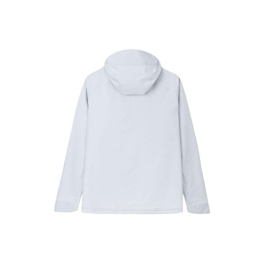 Anta All-Weather Series Austria Flag Champion Lightweight Straight Fit Breathable Windproof Hooded Jacket Men Jacket Paper-White 152330602-1