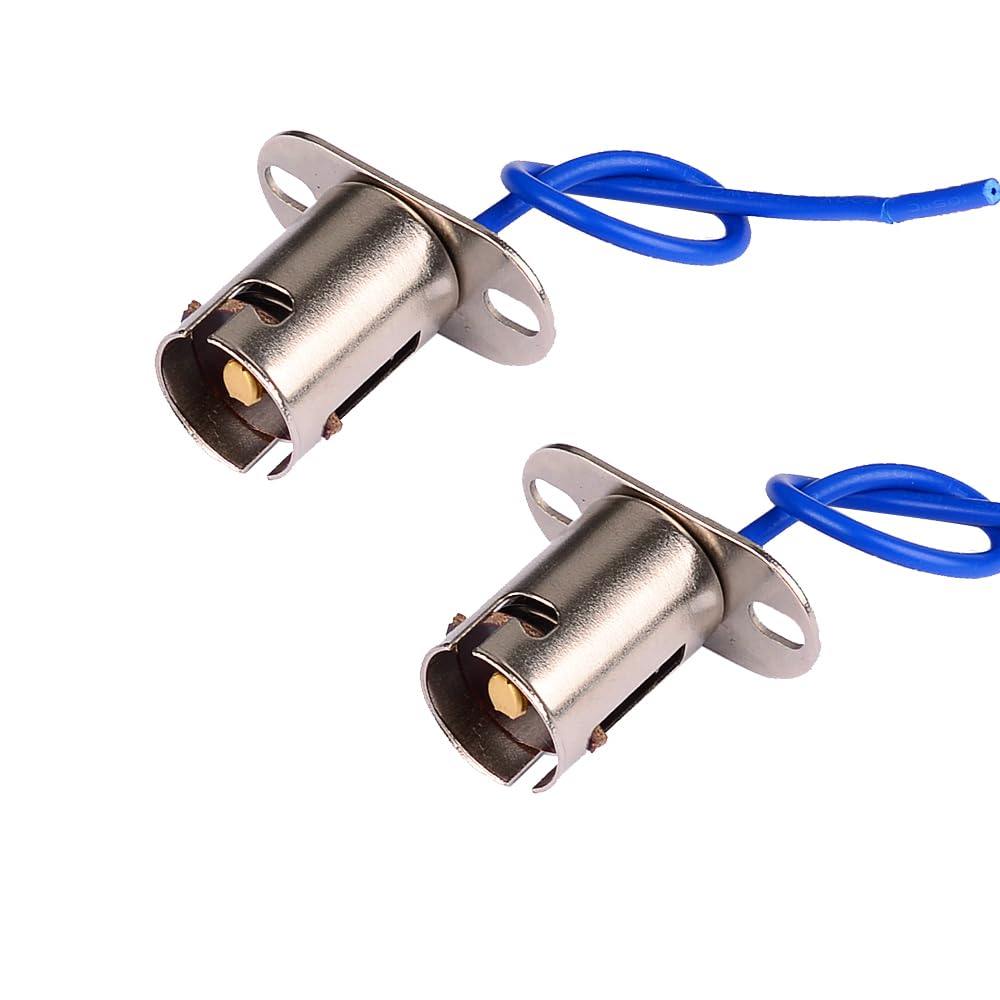 

HUIQIAODS Светодиодный патрон S25 G18 Одинарный указатель поворота Фара Задний фонарь Автомобильный патрон 1156 (BA15S) Водонепроницаемая розетка