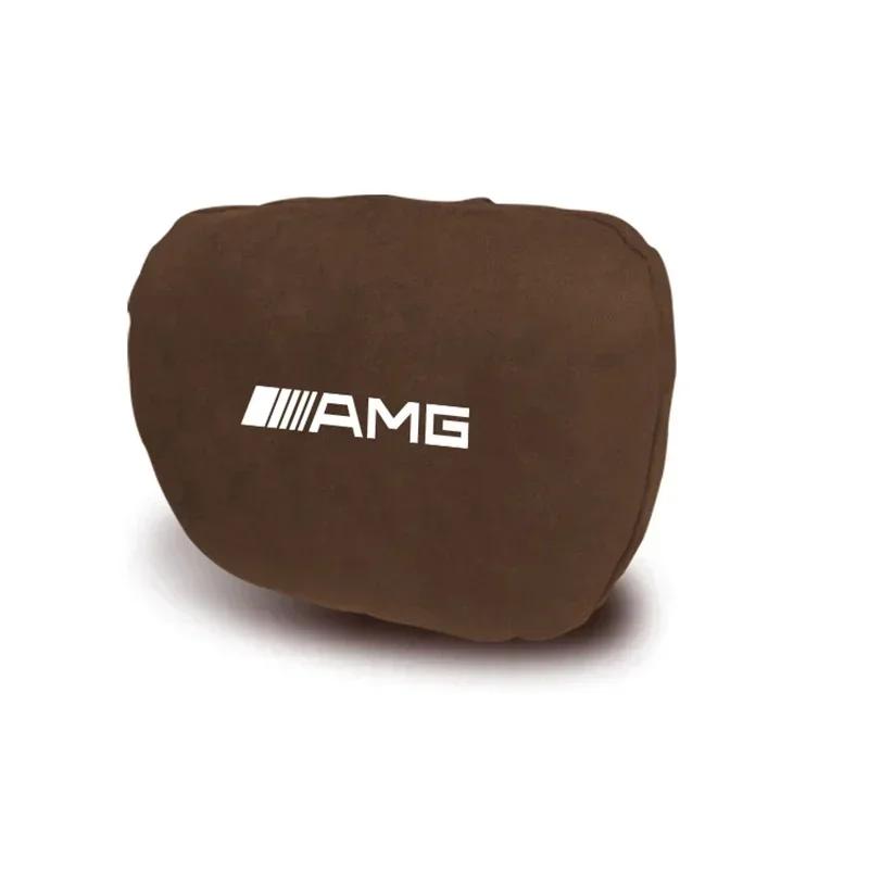 1pcs Car Seat Head Neck Rest Car Pillow Neck Headrest Cover Vehicular Pillow Seat Headrest For Mercedes Benz A B R G Class GLK