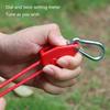 4pcs Reflective Camping Rope Heavy Duty Tent Guy Rope with Pulley Outdoor Tent Guide Cord with Adjuster Easy To Use