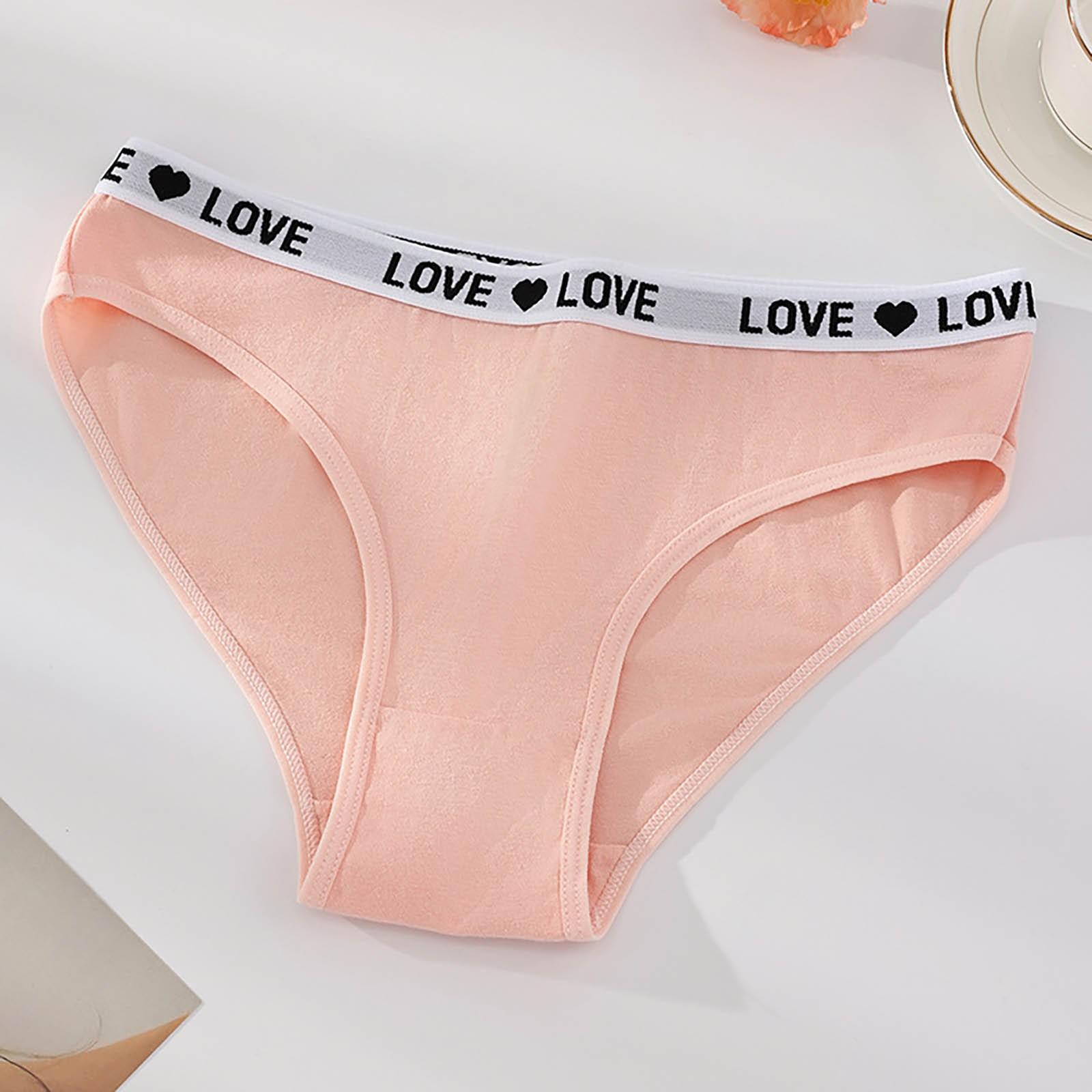 

Женское мягкое и удобное нижнее белье больших размеров со средней и низкой талией, модное движение L светло-розовый