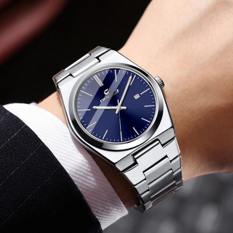 CHAXIGO Quartz Watch Ultra-thin Men's Watch Waterproof Calendar