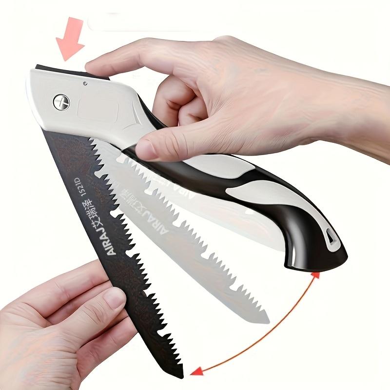 Industrial-Grade Folding Saw, A Manual Cutting Tool with A Non-Slip Durable Handle, Suitable for Outdoor Use