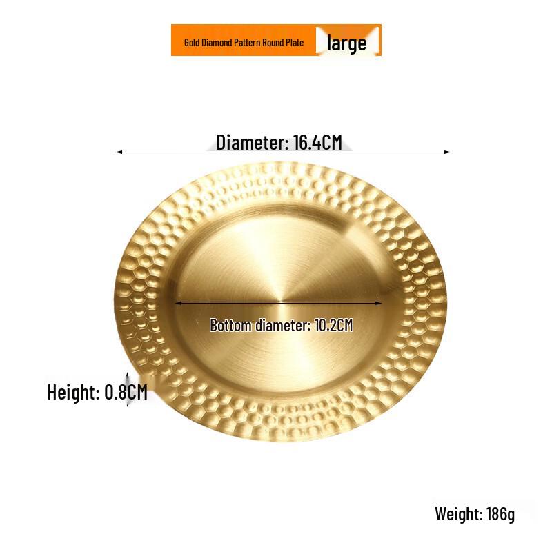 

Round Plastic Serving Plate & Tray