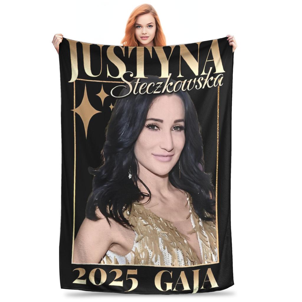 Melody Esa Diva Spain Eurovisions 2025 Blanket for Couch Soft Plush Blanket 50x60 Inch Multiple Sizes Bedspreads for All Seasons