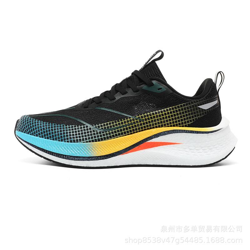 Rotes Kaninchen Pro Popcorn Carbon Board Laufschuhe Herren und Damen Ultraleicht und Atmungsaktiv Sport Professionelle Rennlaufschuhe Freizeitschuhe