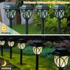 Solar Pathway Lights LED 2pack Outdoor Landscape Path Lamp Waterproof Solar Garden Lights for Yard Garden Walkway Patio Driveway