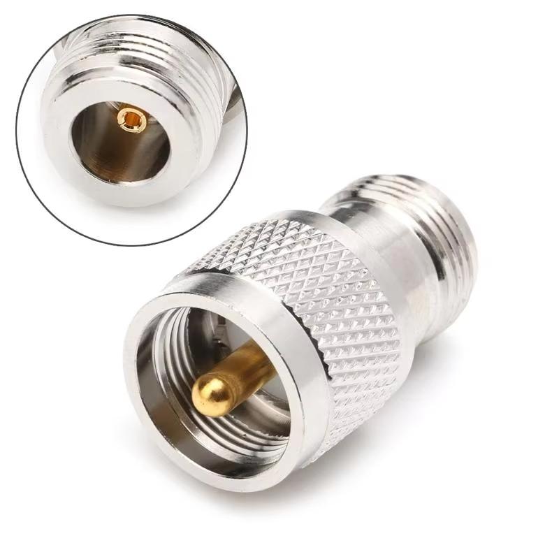 1 Pcs Uhf To N Type Rf Coaxial Adapter, N J/K - Uhf J/K Male Female Convert Connector For Radio Antenna