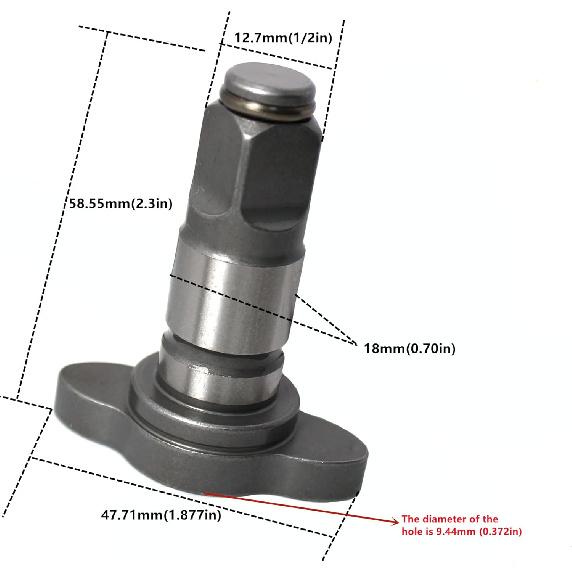 palart 1/2'' 42-06-2760 42-06-0047 Square Anvil Assembly Replacement Fits Milwauk 2767-20 2763-20 2655B-22 2655B-20 2763-059 M18 Fuel Impact wrench