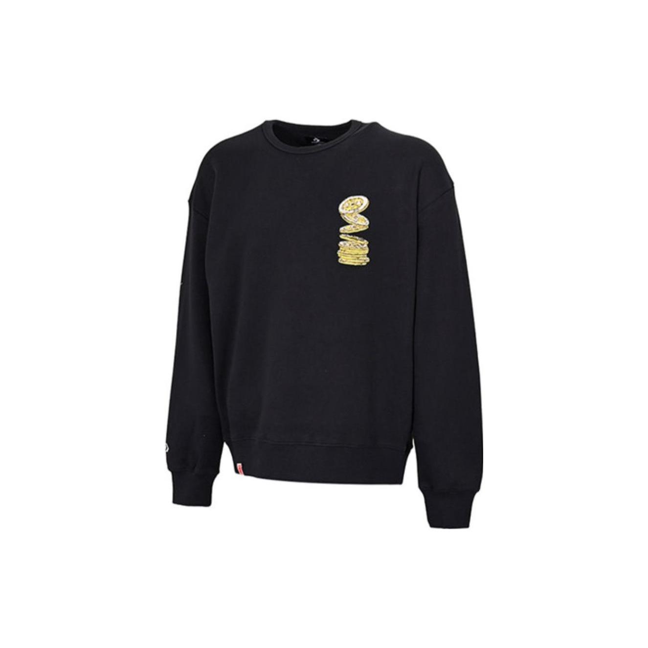 

New Converse CNY Sweatshirts Men s Black 10025505-A03 XL