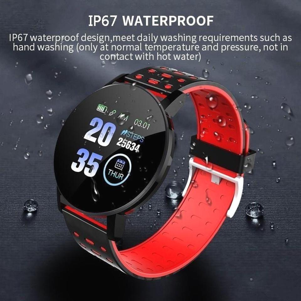 Buy 119Plus Smart Watch Heart Rate Smart Bracelet High-definition  Touch-Screen IP67 Waterproof at affordable prices — free shipping, real  reviews with photos — Joom