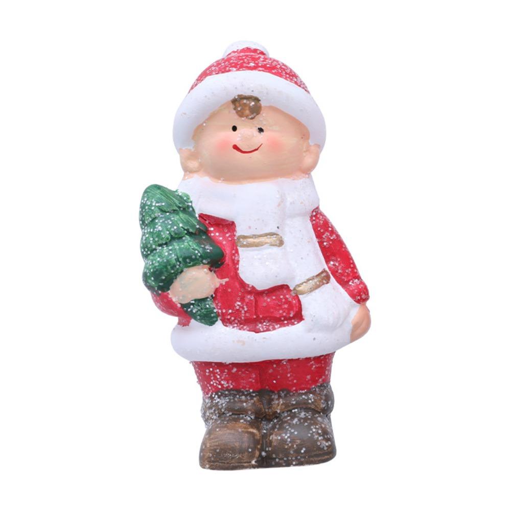 Świąteczne ceramiczne ozdoby, chłopiec i dziewczynka, para, na biurko, stolik nocny, do salonu, do domu, artykuły dekoracyjne na Boże Narodzenie