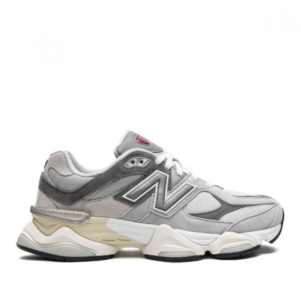 

New Balance Grey White Suede Mesh Panel Logo Patch Sneakers U9060gryd Gre US7.5