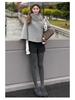 Women's High-Waist Bootcut Gray Wool Shorts - Autumn/Winter Slim Fit Hot Pants