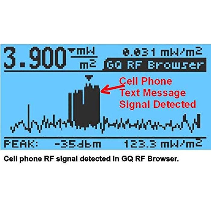 Advanced GQ EMF-390 3-in-1 EMF Meter RF Spectrum Analyzer Black