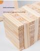 Creative 100-Piece Wooden Building Blocks for Children - Construction & Stacking Strips Toys for Kindergarten