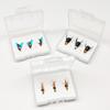 Fly Fishing Flies 9Pcs-3 Boxs Bundle Artificial 3 different styles Wet Flies Bait for Freshwater and Seawater for Fishing Trout/Perch Fishing Lure