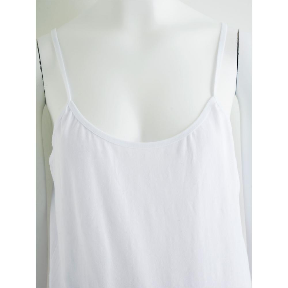 DaiSo Cotton WoMen S caMiSoLe M L 2 Pack White