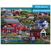 Buffalo Games - 1000-Piece Jigsaw Puzzle - Dawdle Amish Country - 1000-Piece Puzzle for Adults - Premium Gift Foil Box with Reference Poster