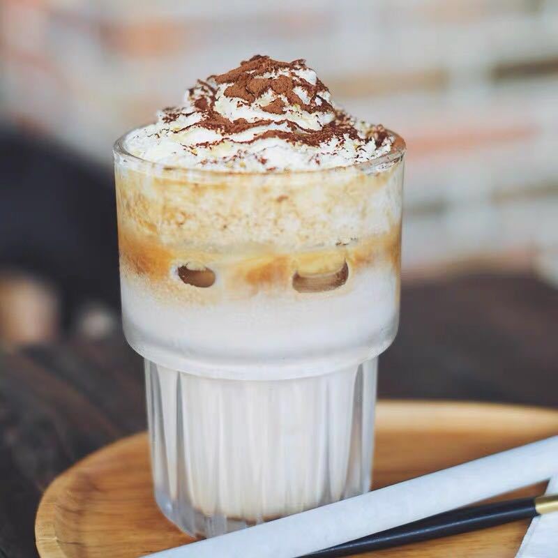 155ml/250ml/316ml Coffee Mug Heat-Resistant Glass Cups Transparent Tea Mug Water Cup for Drinking Milk Juice Tumblers Gift Glass