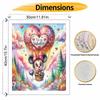 Disney Minnie Valentine Hot Air Balloon Oil Paint Hand Painting Kit Decoration Classic Style Home Decor Romantic Love Gift Art Craft