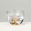 Crystal Gold Mountain Glass Tea Cup