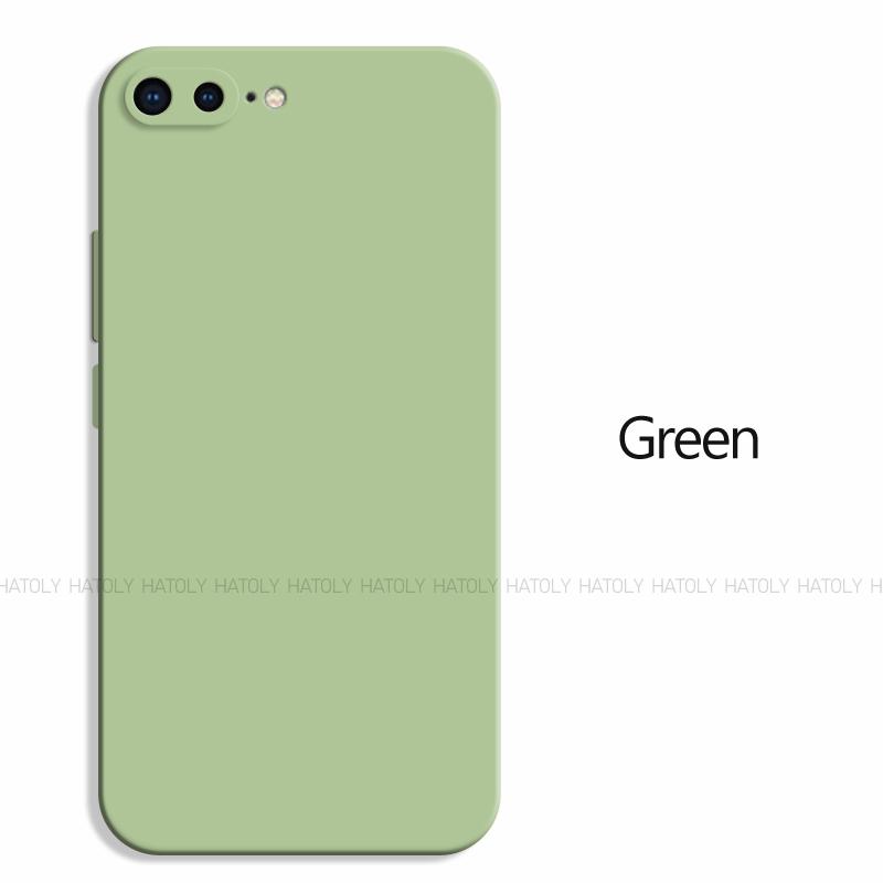 Custodia per iPhone 8 Plus Cover Originale Resistente agli Urti in Silicone Liquido TPU Cover Posteriore per iPhone 8 Plus