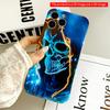 2DFlat Neon Skull Lightning Storm Design All Inclusive Film Hard iPhone Case, Compatible with iPhone 18 Pro Max 17 16 15 14 13 12 11