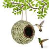Handmade Spherical Bird Nest for Courtyard and Balcony, Creative Birdhouse To Attract Birds for Outdoor Gardening Decoration