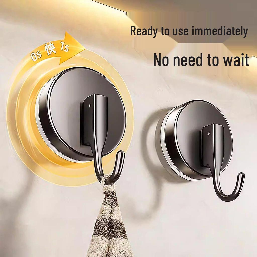 No-Drill Vacuum Adhesive Suction Cup Hook for Kitchen and Bathroom